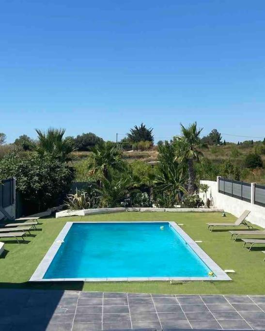 Proche Plage ,Lumineux, Confort Et Bien Situe Villa Mèze Buitenkant foto